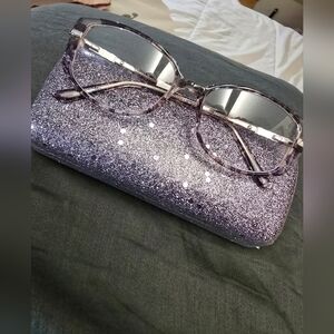 Stylish Purple Rhinestone Eyeglasses-54-17-140 (NWT)